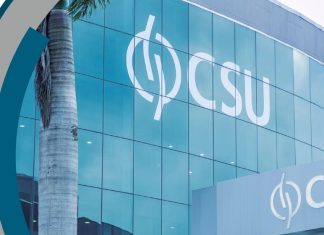 A CSU Digital (CSUD3) segue inovando para ser referência em soluções digitais prédio CSU com logo