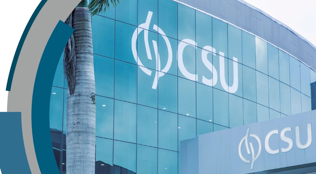 prédio CSU com logo